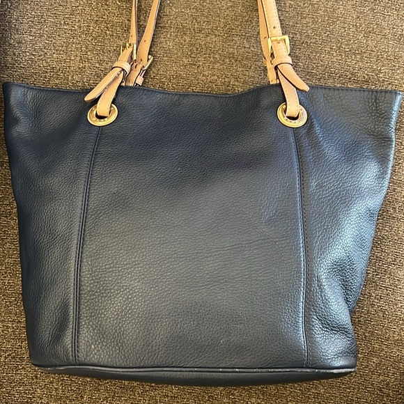 Michael Kors Jet Set Item Genuine Leather Large Tote Shoulder Bag Purse - Picture 5 of 16